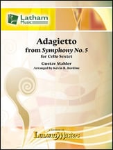 Adagietto from Symphony #5 Cello Sextet - Score and Parts cover